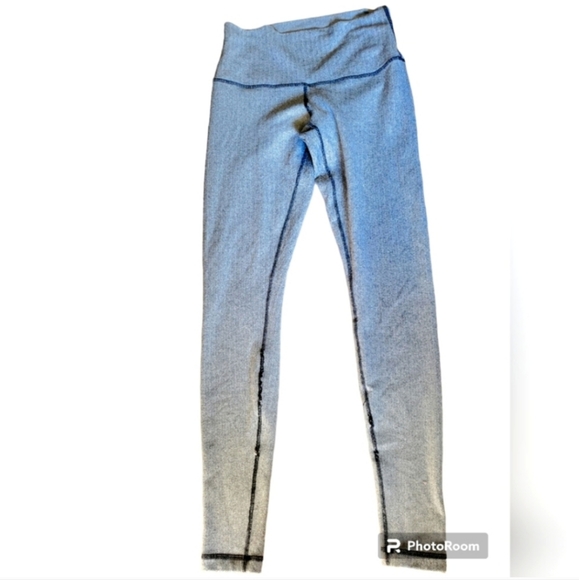 LULULEMON WUNDER UNDER ALL GRAY LEGGINGS - Picture 1 of 5